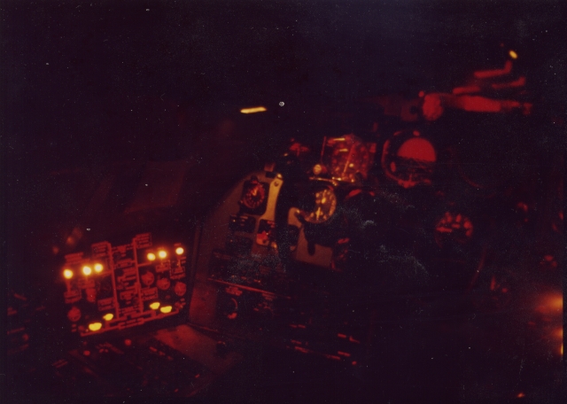 B-52 Simulator, Night Mode, Left Side