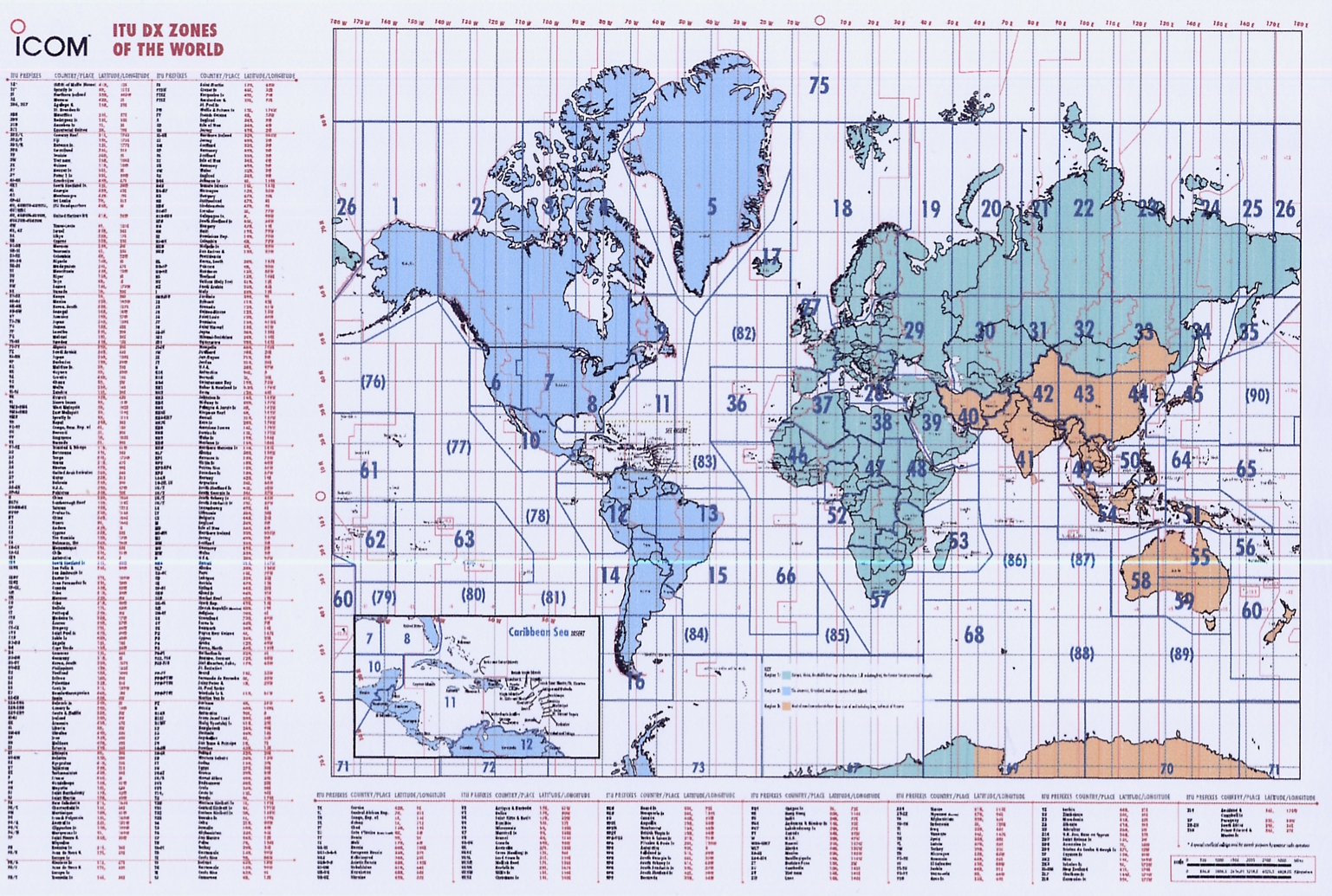 World ITU CQ Maps 0910-Rear